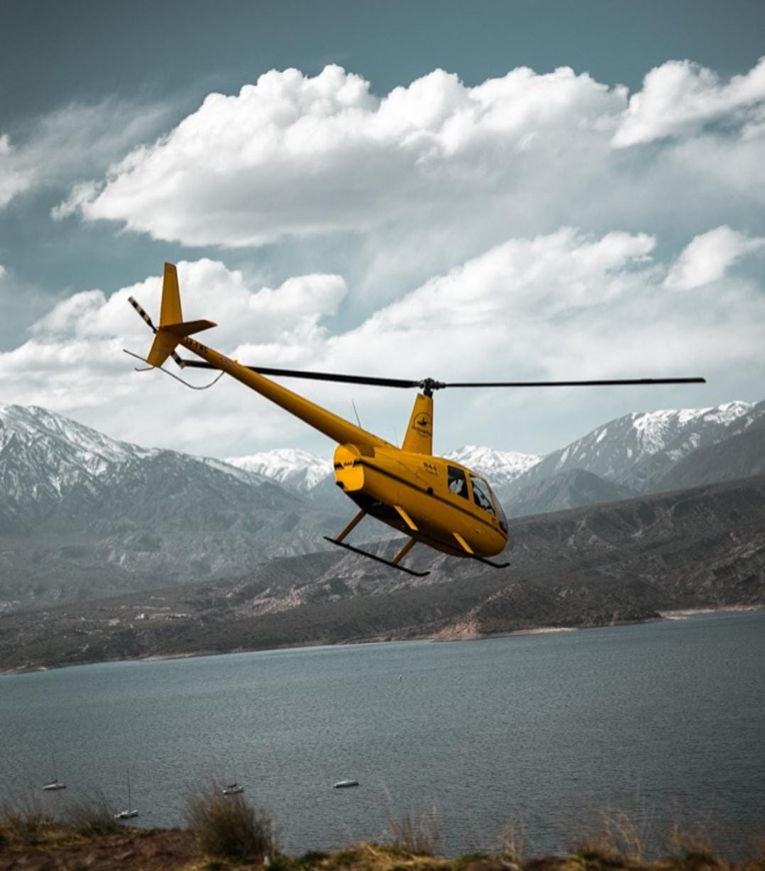 Descubrí Mendoza desde el Cielo. ¡PASEO EN HELICÓPTERO!