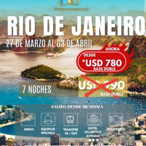 Viaje a Rio de Janeiro (del 3/3 al 3/4/2026)