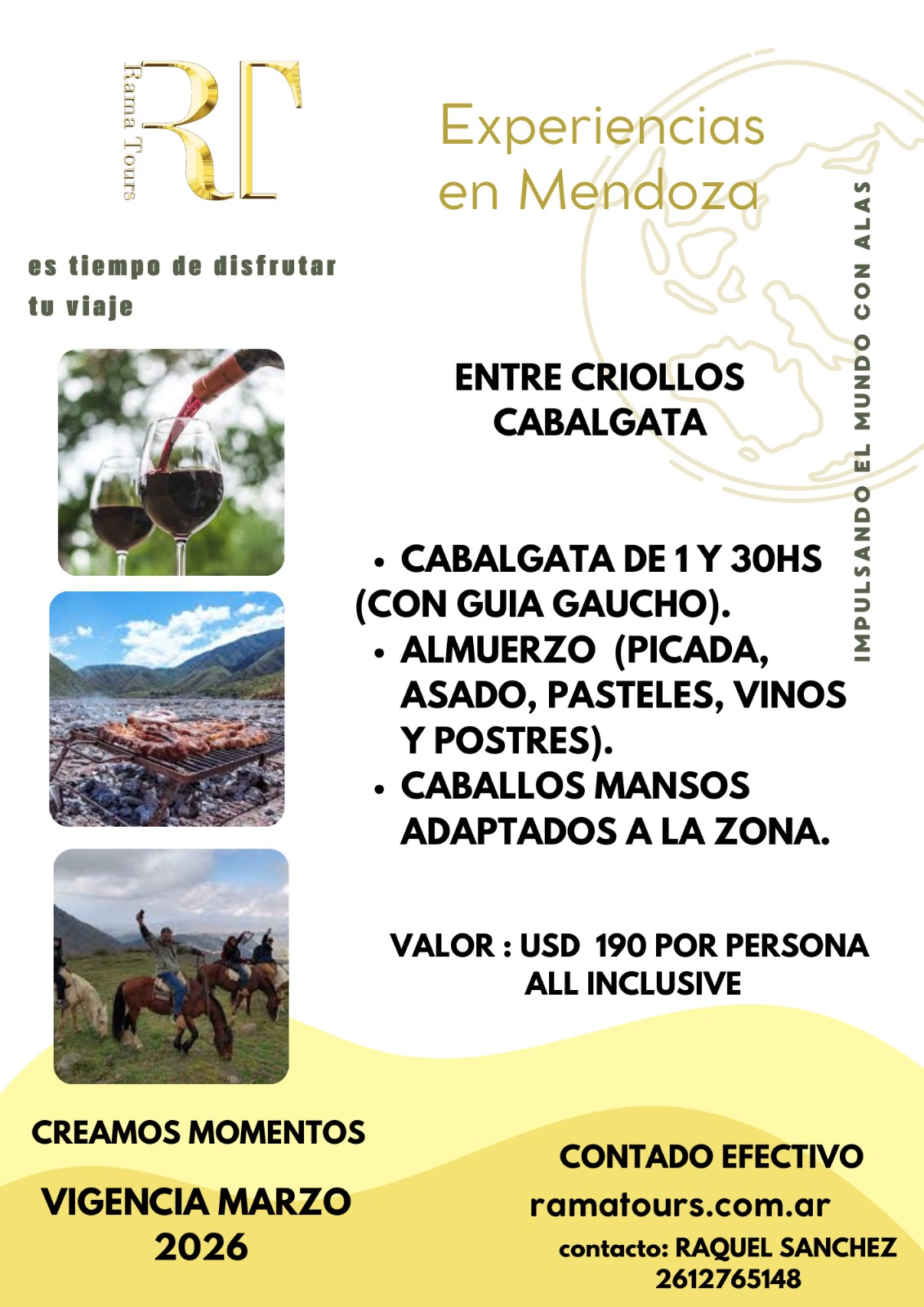 Cabalgata en Mendoza: Experiencia Entre Criollos con Asado Tradicional y Guía Gaucho