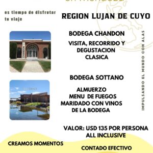 Burbujas y Fuegos en Luján de Cuyo: Experiencia Chandon & Bodega Sottano