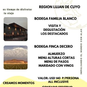 Tour de Vinos en Luján de Cuyo: Bodega Familia Blanco y Almuerzo en Finca Decero