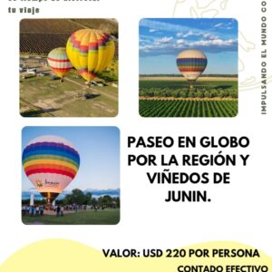 Paseo en Globo en Junín | Experiencia única en Mendoza
