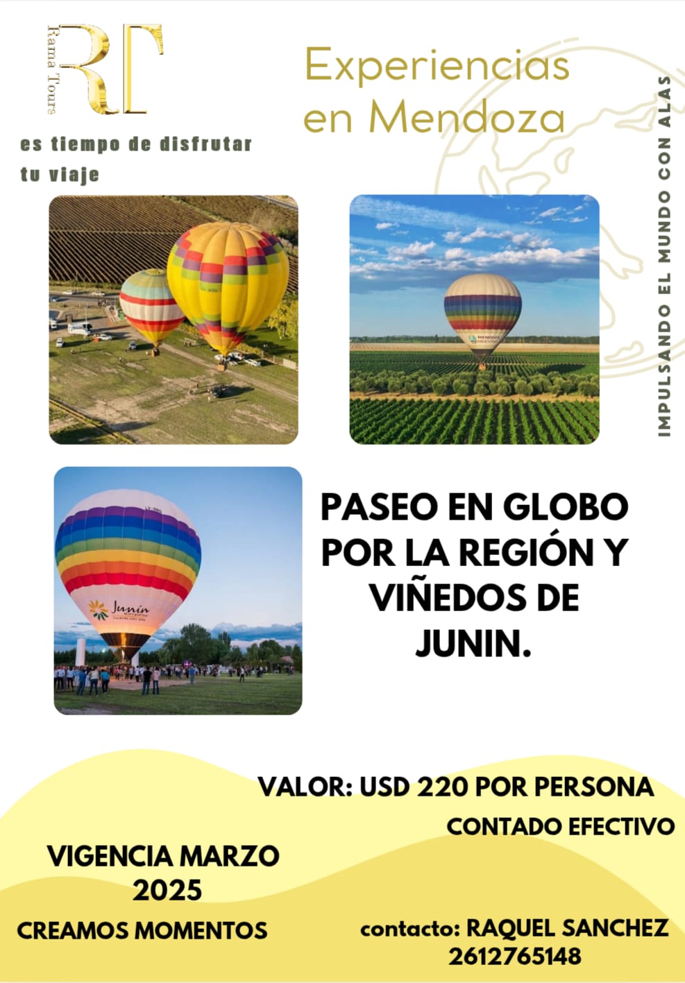 Paseo en Globo en Junín | Experiencia única en Mendoza